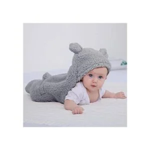 XMWEALTHY Manta de peluche para recién nacidos Lindo_3