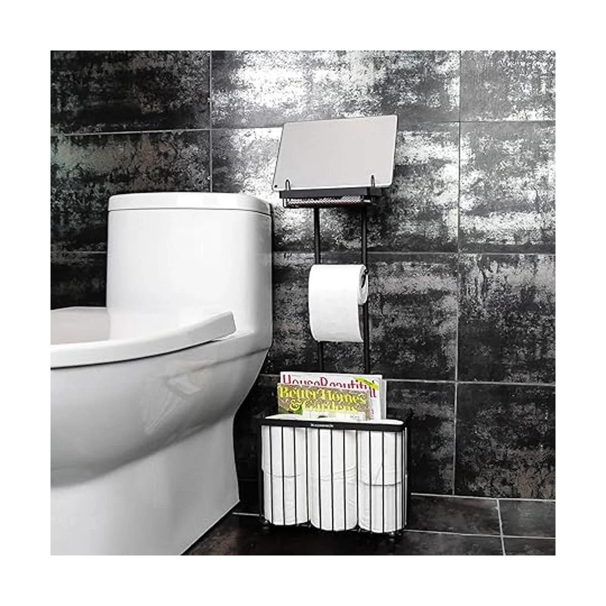 Xcosrack Soporte de papel higiénico independiente para