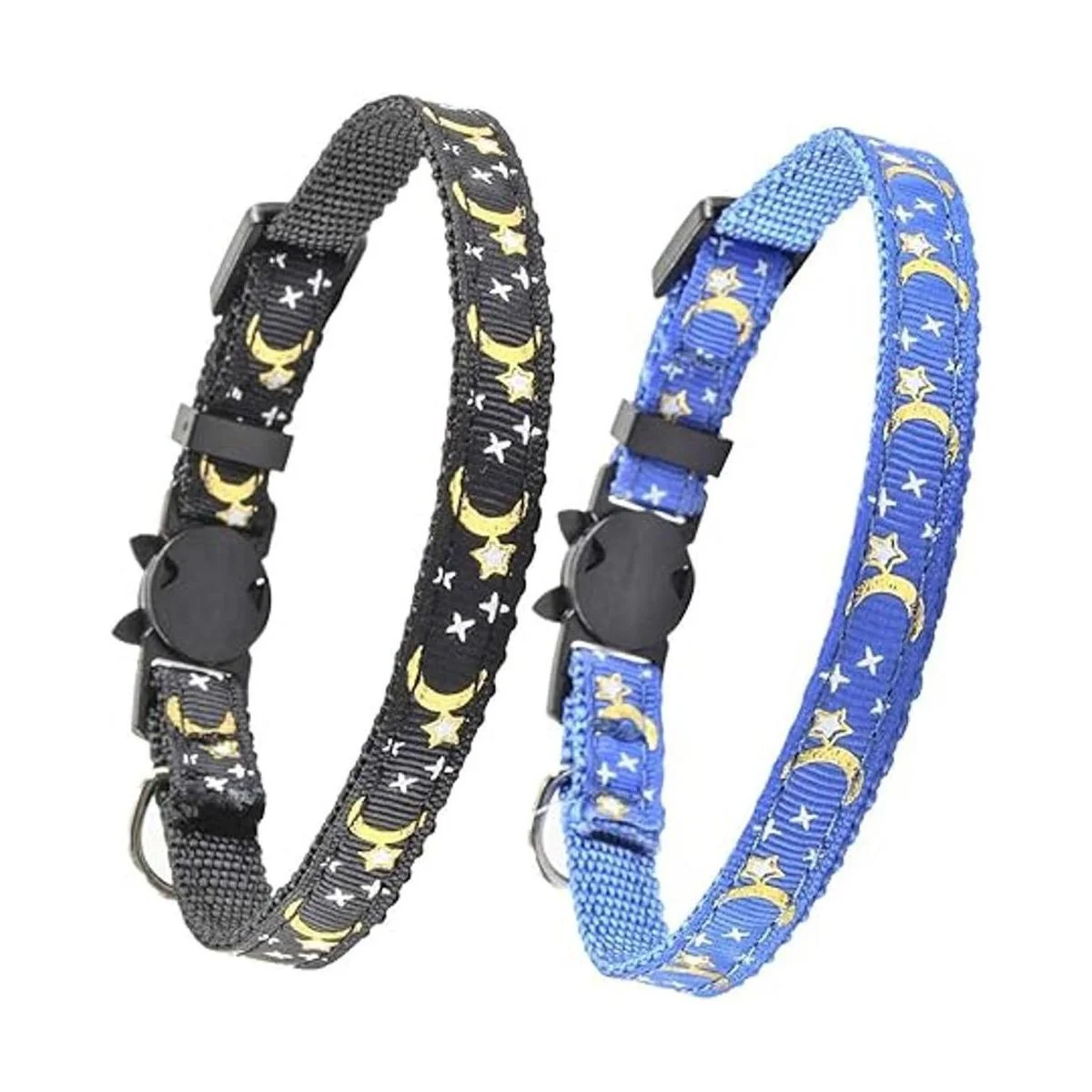 XPangle 2 PCS Collar de gato con campana lindo collar_5