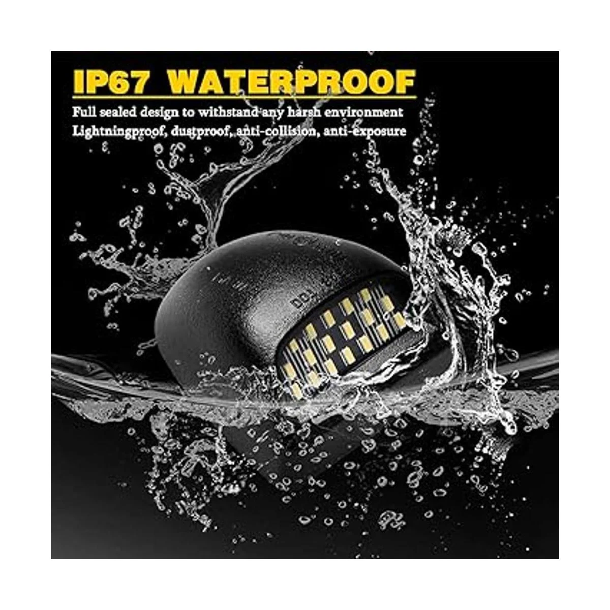 XTAUTO Lámpara LED para placa de matrícula súper_6