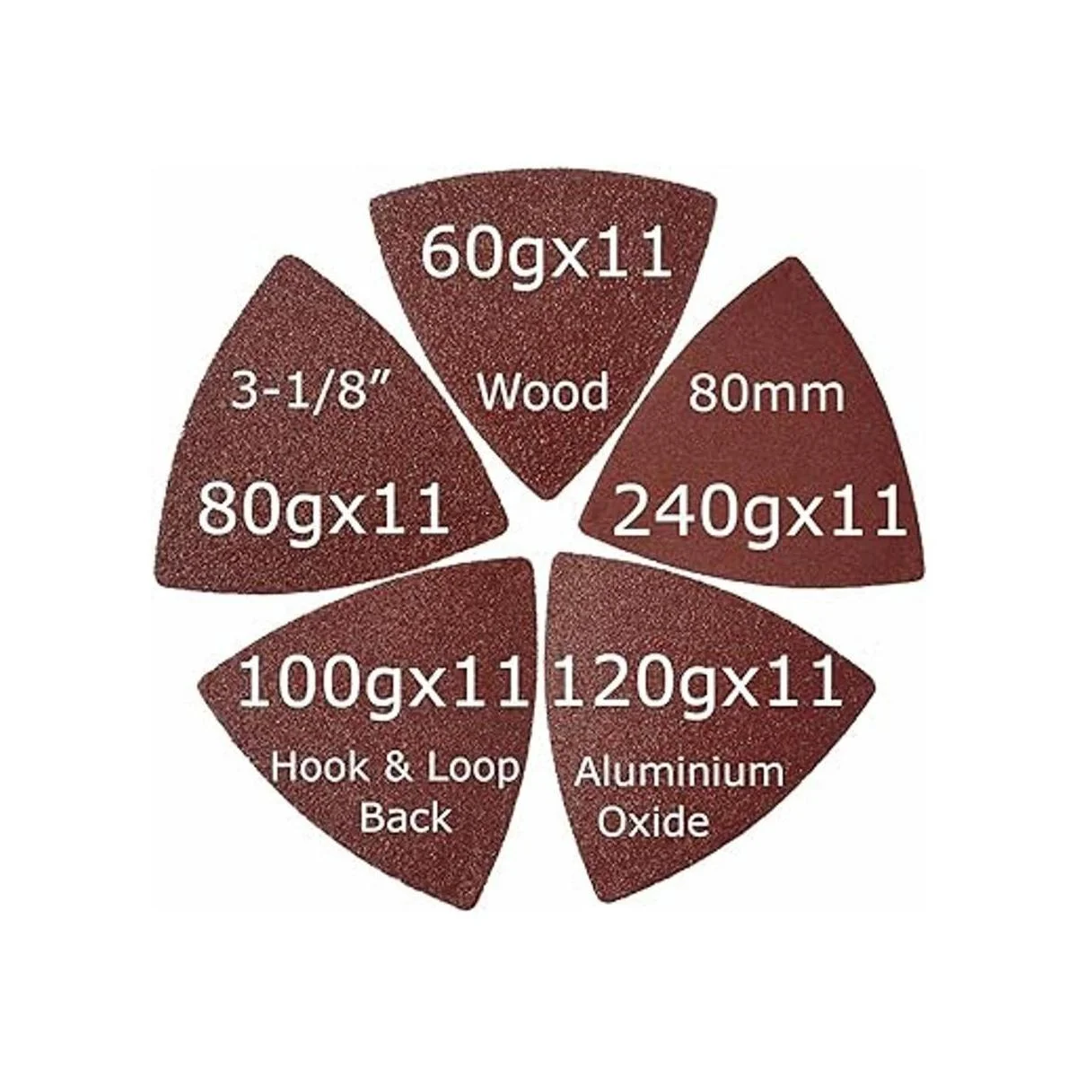 XXGO Almohadillas de lijado triangulares oscilantes_3