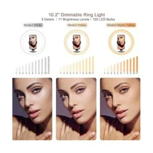 Xeneo Anillo de luz para selfie de escritorio de 10_2