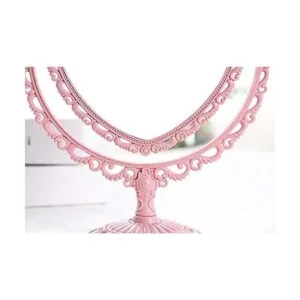 XPXKJ 7Inch Heart Shaped Mirror Tabletop Vanity Makeup