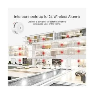 XSense Detector de humo inalámbrico interconectado con más_3
