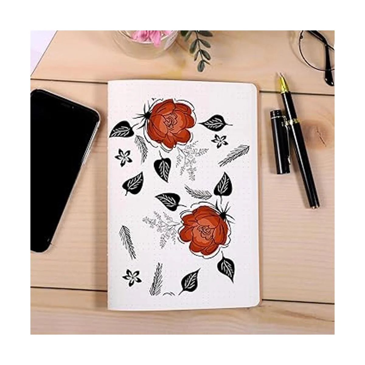 XYark 12 unidades de cuadernos de cuadrícula de puntos a_3