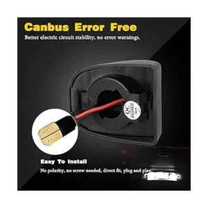 XTAUTO Lámpara LED para placa de matrícula súper_4