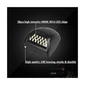 XTAUTO Lámpara LED para placa de matrícula súper_3