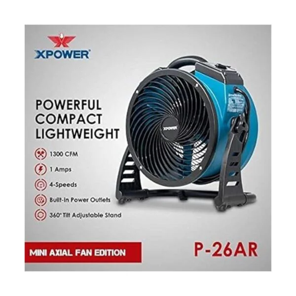 XPOWER P26AR Motor de aire axial industrial ventilador