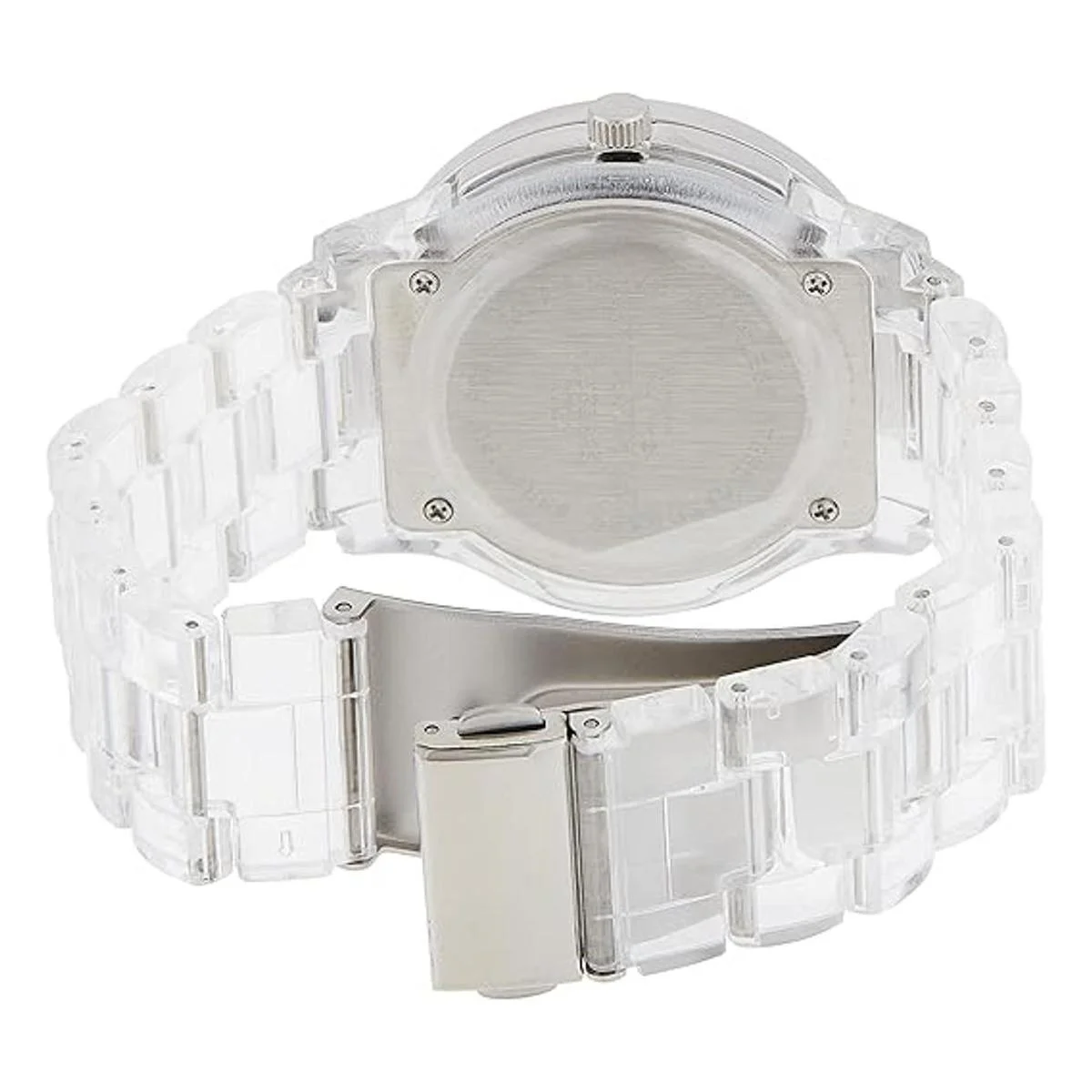 XOXO XO5529 Reloj de pulsera transparente con diamantes_2