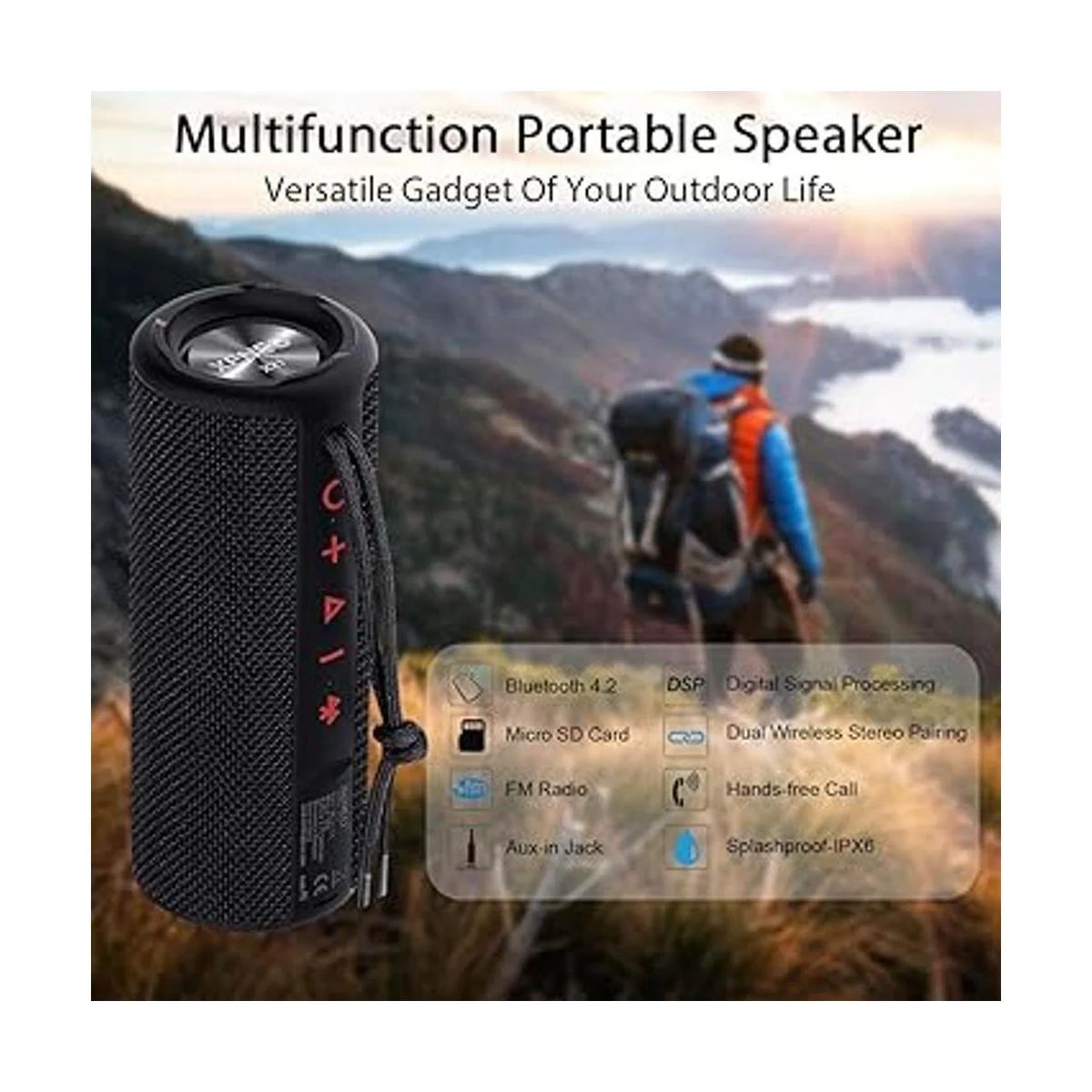 Xeneo X21 Altavoz Bluetooth inalámbrico portátil para_2