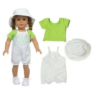 XFEYUE Ropa y accesorios de muñeca americana de 18_3