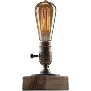 XIHOME Lámpara de escritorio industrial Steampunk vintage_1