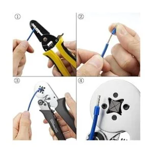 XHF 1000 piezas AWG de 181.0 mm de alambre aislados con_4