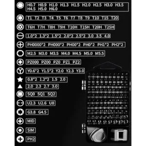 XBRdepot Juego de destornilladores pequeños kit de