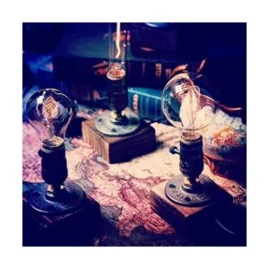 XIHOME Lámpara de escritorio industrial Steampunk vintage_2