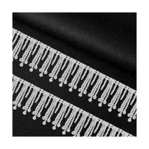 XINGYHENG Cadena de borla de cinta de cristal de 1 yarda_3