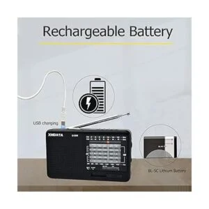 XHDATA D328 de onda corta AM FM DSP portátil de radio_5