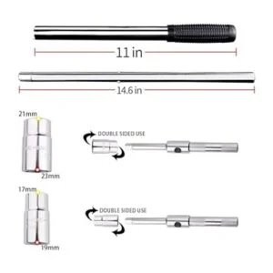 XERGUR Llave universal extendida de 23 pulgadas juego de_3