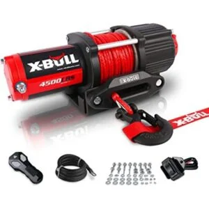 XBULL Kit de cabrestante eléctrico de 12 V de 4500 libras_1