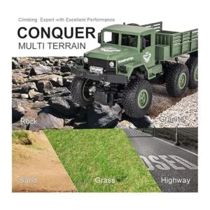 XINGRUI Camión militar a control remoto tiempo de juego_6