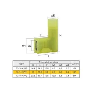 XHF Conectores de pala de ángulo recto en forma de bandera_2