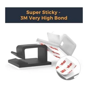 XIAOXI Clips de cable con fuerte autoadhesivo soporte de_3