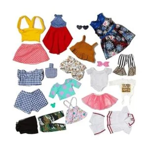 XFEYUE 22 piezas de ropa de muñeca de 18 pulgadas regalos_2