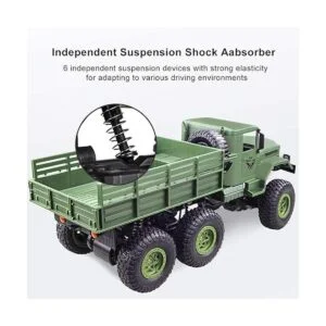 XINGRUI Camión militar a control remoto tiempo de juego_5