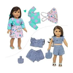 XFEYUE 22 piezas de ropa de muñeca de 18 pulgadas regalos_3
