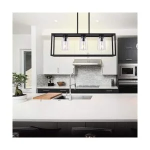 XILICON Lámpara colgante de 3 luces para comedor estilo_4