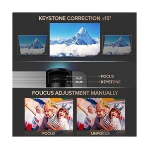 XIAOYA Proyector para exteriores proyector para_3