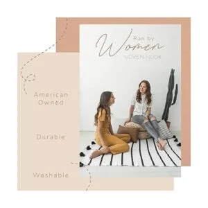 Woven Nook Fundas de almohada decorativas 100 algodón_5