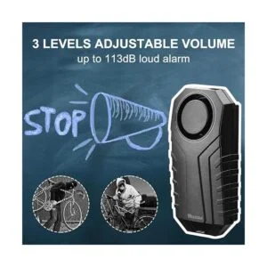 Wsdcam Alarma de bicicleta de 113 dB sensor de movimiento_2