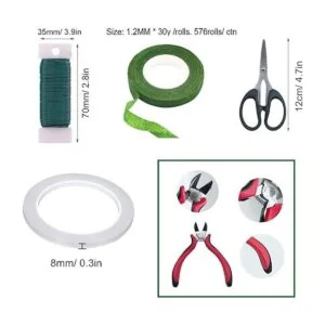 Woohome Kit de herramientas de arreglo floral envoltura