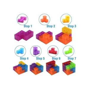 WorWoder Bloques de construcción magnéticos mágicos 3D_5