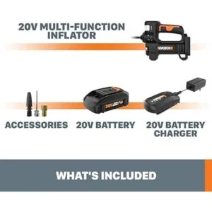 Worx Inflador portátil de bomba de aire de 20 V WX092L_6