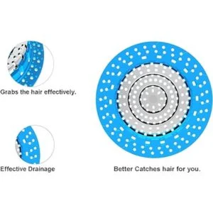 XAJOON Atrapador de pelo de drenajebañera para ducha_4
