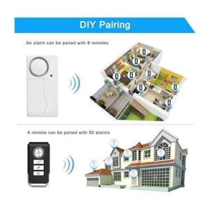Wsdcam alarma de puerta con mando a distancia 2 unidades_5