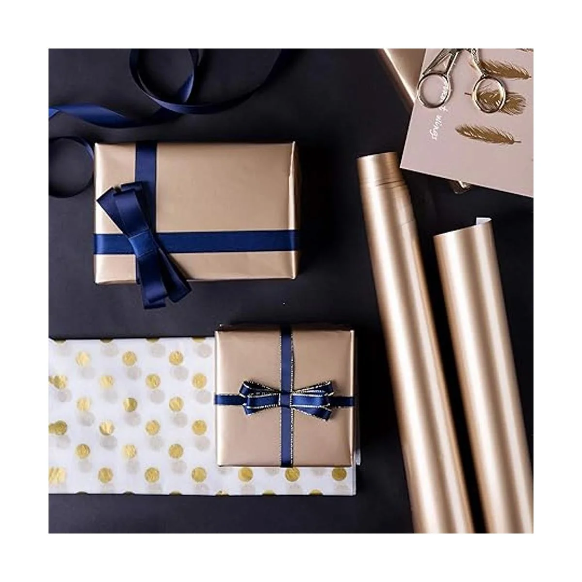 Wrapaholic Rollo de papel de envoltura de regalo con_4