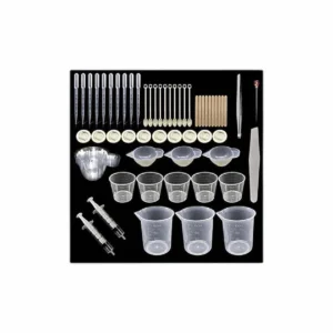 Woohome Juego de 66 herramientas de resina epoxi