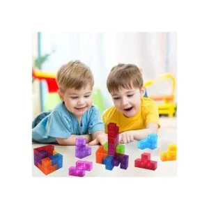 WorWoder Bloques de construcción magnéticos mágicos 3D_6