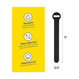 WrapIt SelfGripping Storage Straps. Cinchos reutilizables_4