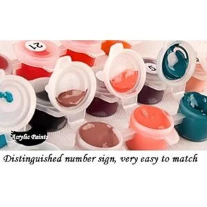 Wowdecor Kits de pintura por números para adultos y niños_3