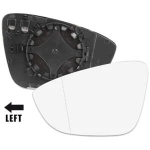 X AUTOHAUX Espejo de cristal climatizado con placa de