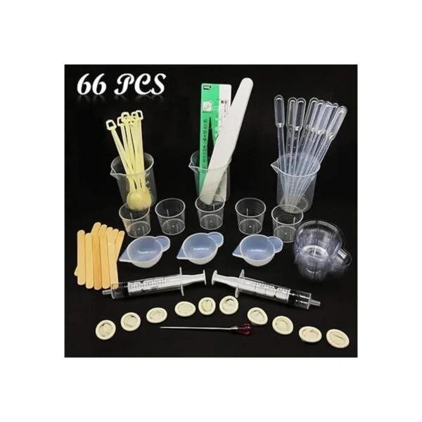 Woohome Juego de 66 herramientas de resina epoxi