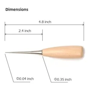 Wuta Acero Inoxidable Stitching punzonado Awl multiuse_3