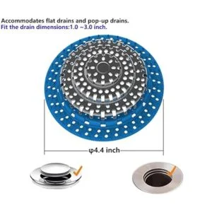 XAJOON Atrapador de pelo de drenajebañera para ducha_5