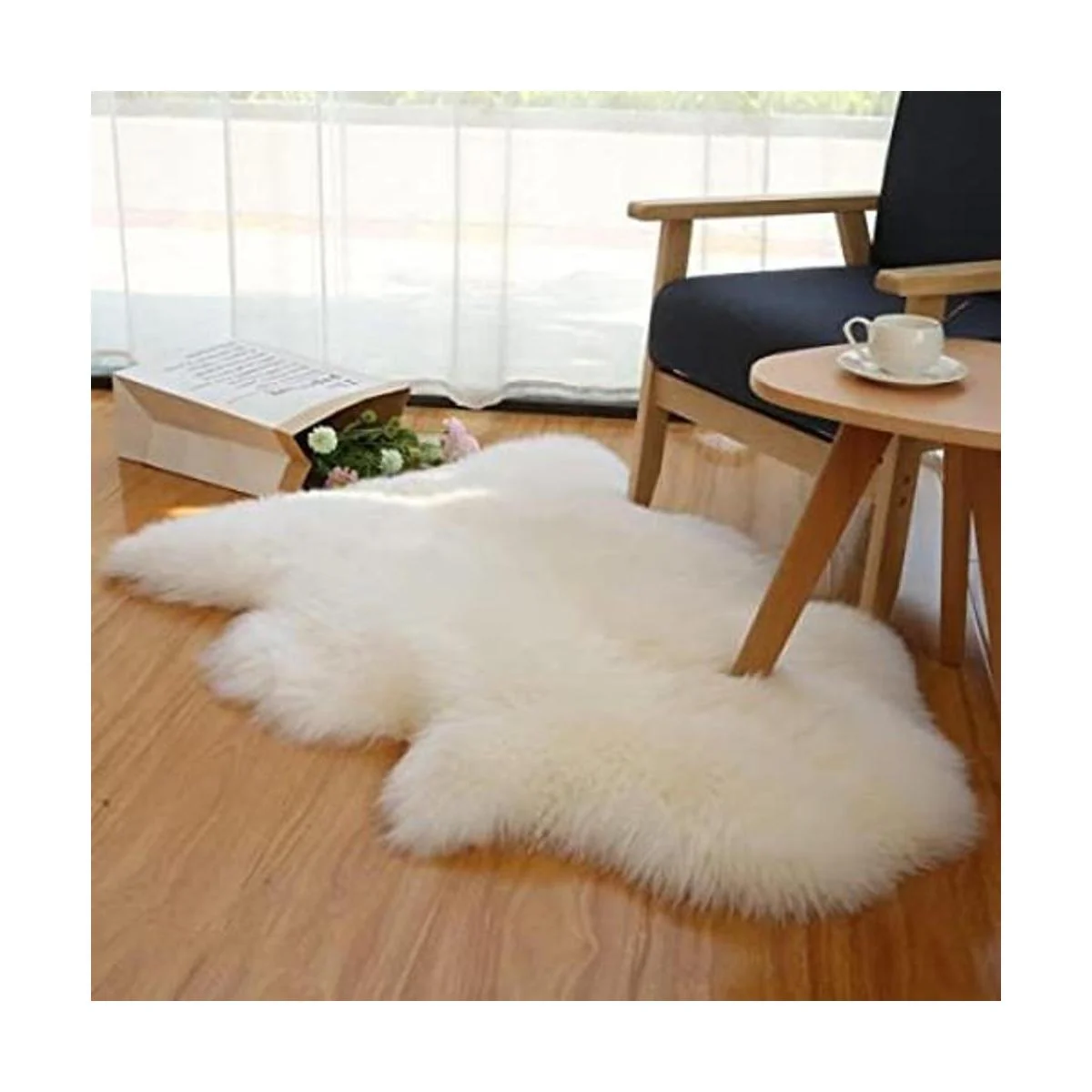 Woolous Alfombra de piel de oveja genuina de Nueva_1