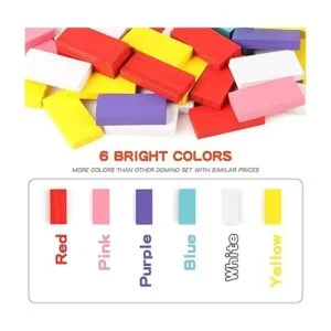 Wondertoys Juego de 600 piezas de dominó para niños_2