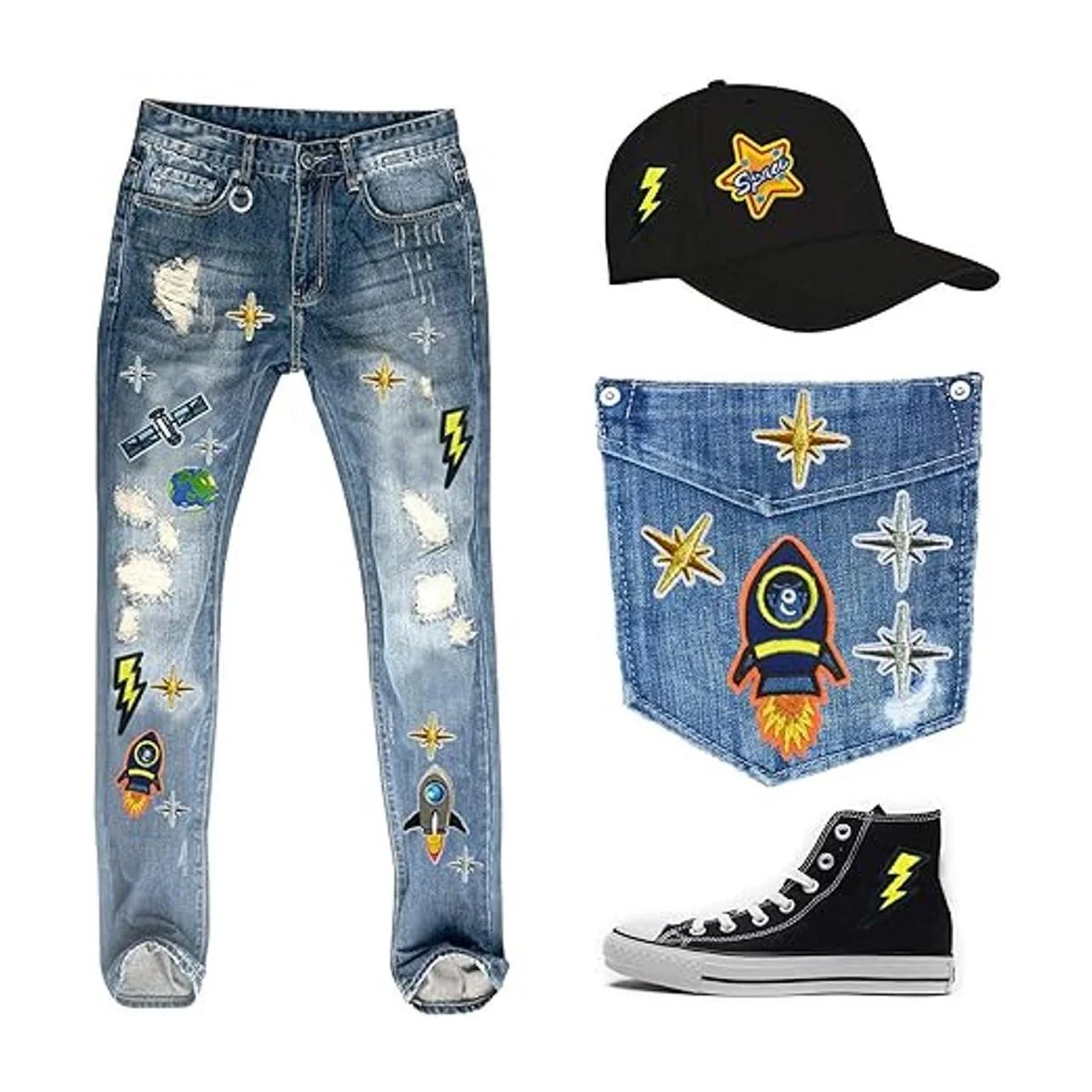 Woohome 35 parches termoadhesivos para el sistema solar_6